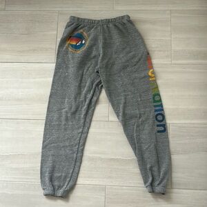 AVIATOR NATION SWEATPANTS - HEATHER GREY